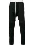 Les Hommes Low Rise Track Pants - Black