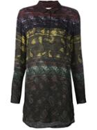 Mary Katrantzou 'vice' Long Line Shirt