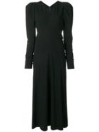 Isabel Marant Ruched Midi Dress - Black