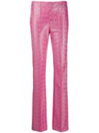 Saks Potts Shimmer Dotted Trousers - Pink