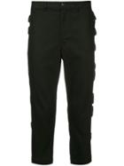 Comme Des Garçons Vintage Strappy Cropped Trousers - Black