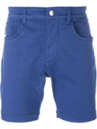 Love Moschino Denim Shorts, Men's, Size: 34, Blue, Cotton/polyester/spandex/elastane