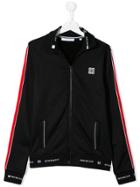 Givenchy Kids Logo Track Jacket - Black