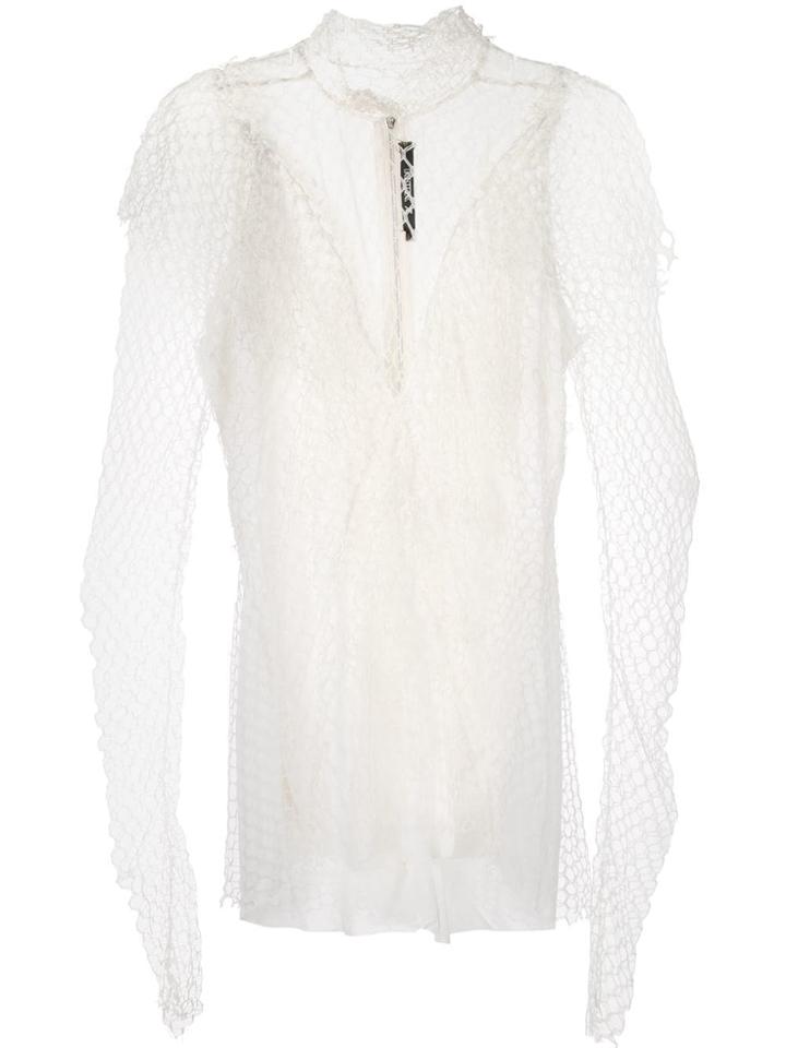 Kitx Veil Honeycomb Lace Top - White