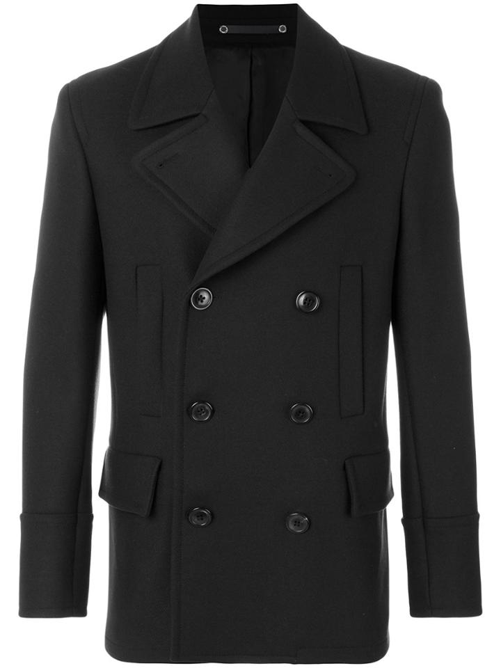 Ps By Paul Smith Double Breasted Pecoat - Blue