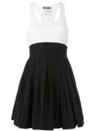 Moschino Pleated Skirt Tank Dress