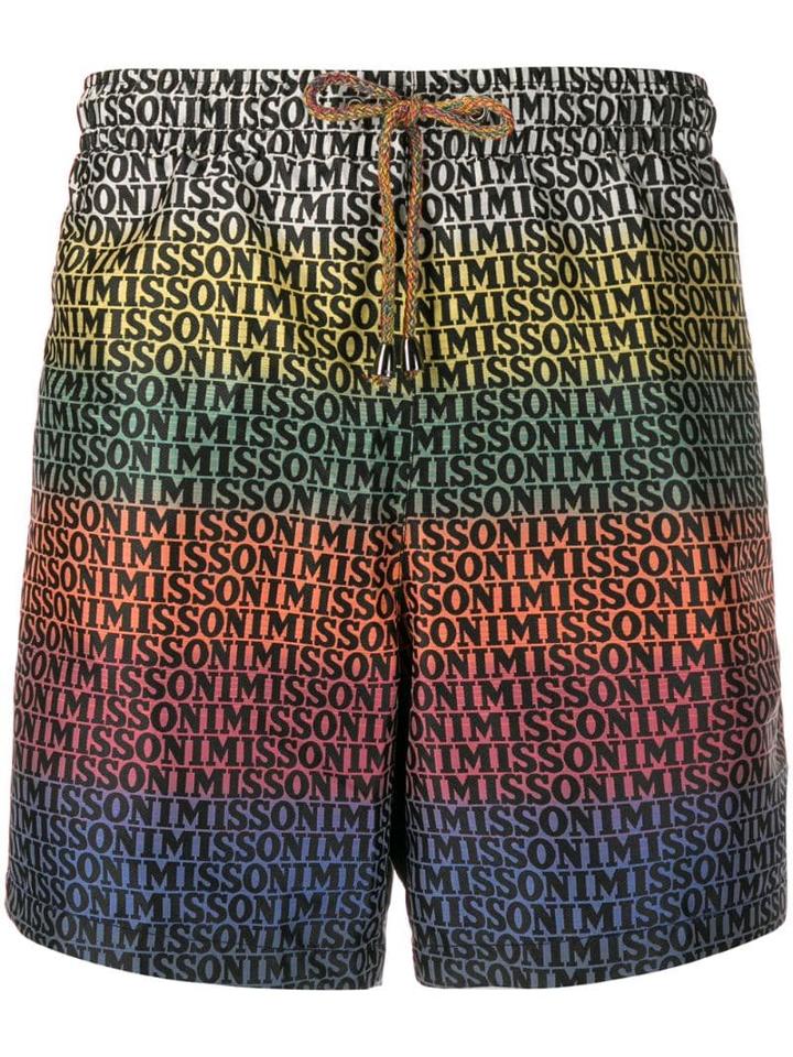 Missoni Gradient Swimshorts - Black