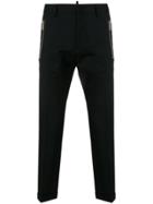 Dsquared2 Zipped Tailored Trousers - Black