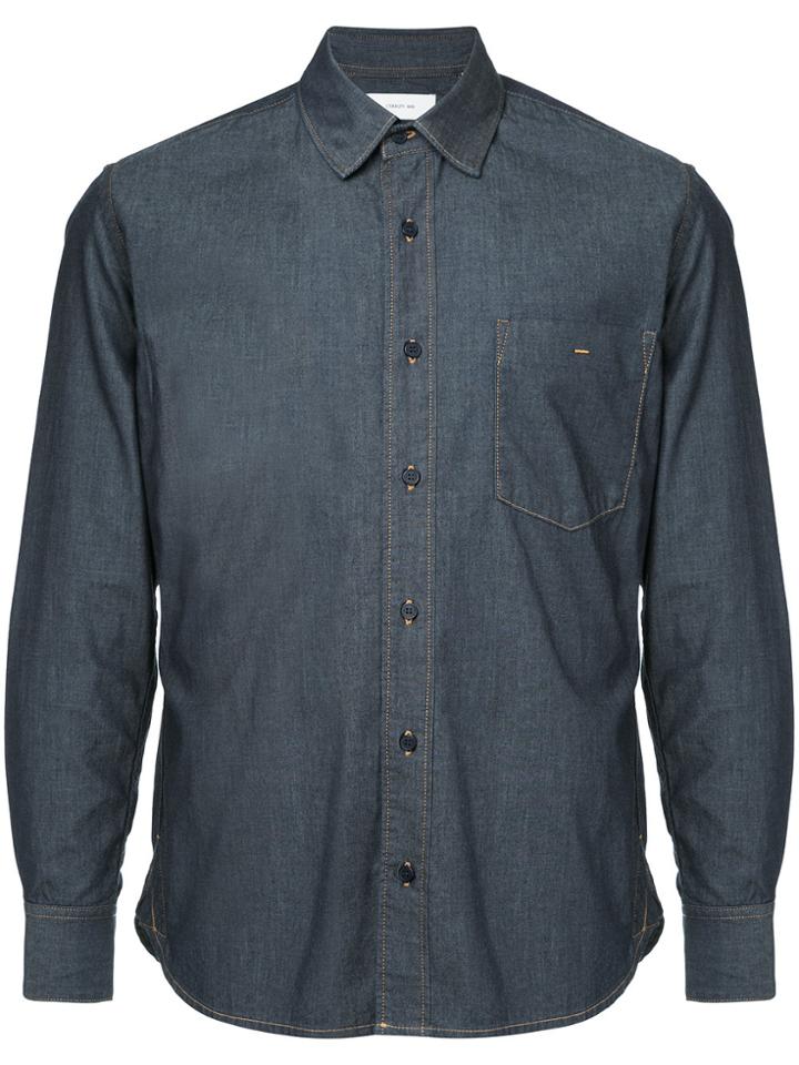 Cerruti 1881 Classic Chambray Shirt - Blue