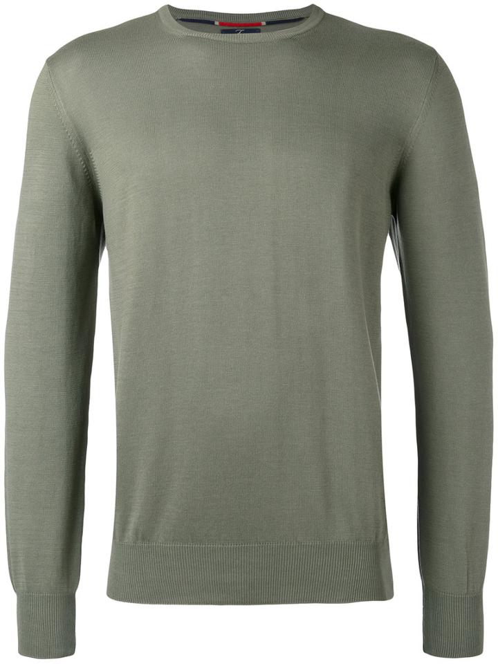 Fay - Classic Jumper - Men - Cotton - 50, Green, Cotton