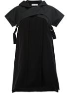 Paco Rabanne - Buckle Detail Dress - Women - Cotton/polyethylene/polyurethane - 34, Women's, Black, Cotton/polyethylene/polyurethane