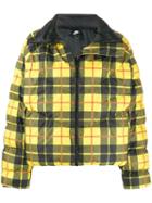 Nike Checked Padded Jacket - Yellow