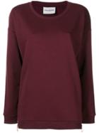 Roqa Loose Fit Sweatshirt - Red