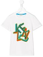 Kenzo Kids 'jungle' T-shirt, Girl's, Size: 8 Yrs, White