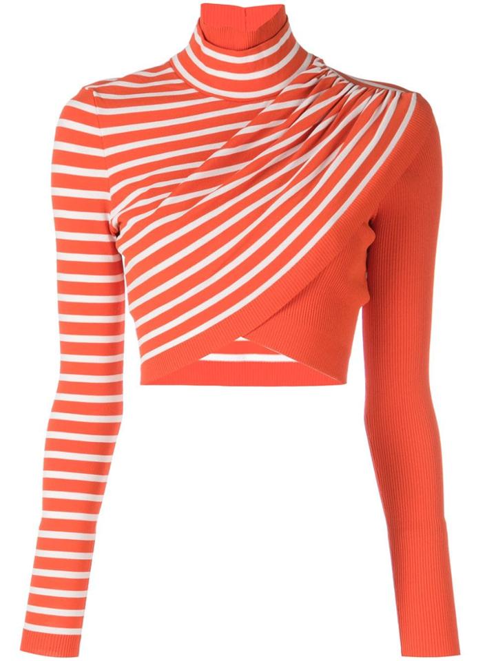 Sies Marjan Cropped Roll Neck Sweater - White