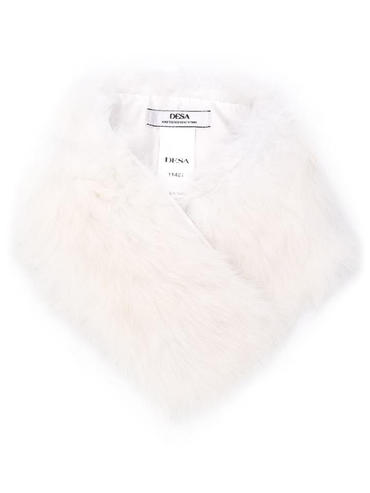 Desa 1972 Fur Scarf - White