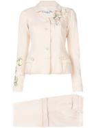 Christian Dior Vintage Embroidered Suit - Nude & Neutrals