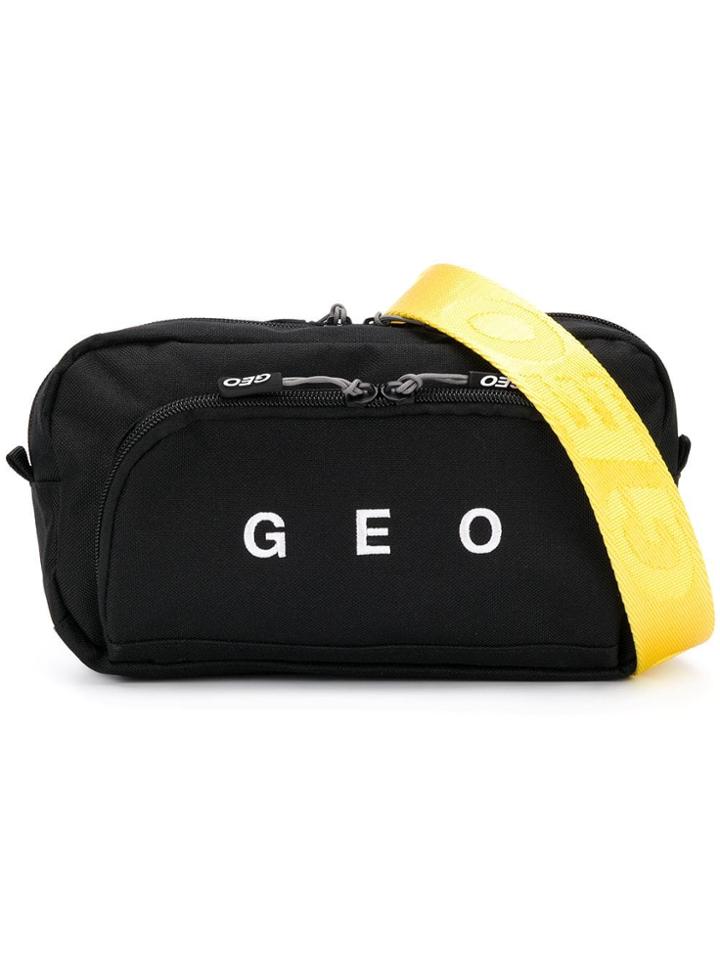 Geo Logo Belt Bag - Black