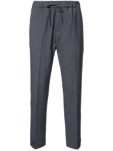 Keum - Relaxed Pants - Men - Polyester/polyurethane/rayon - L, Grey, Polyester/polyurethane/rayon