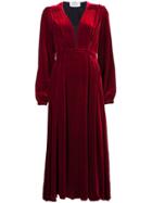 Raquel Diniz Clara Velvet Dress - Red