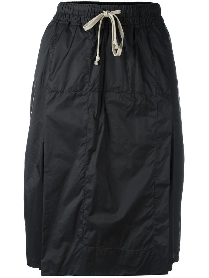 Rick Owens Drkshdw Asymmetric Shorts, Women's, Size: Small, Black, Nylon