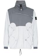 Stone Island Reflective Over Head Hood Jacket - White