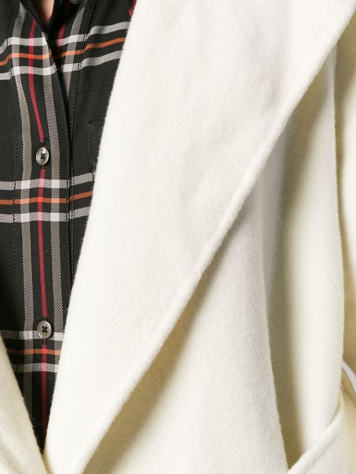 P.a.r.o.s.h. Belted Mid-length Coat - White