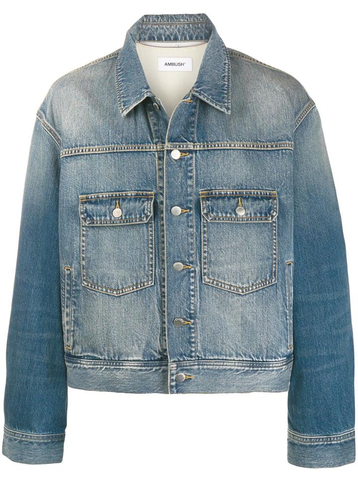 Ambush Logo Denim Jacket - Blue