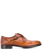 Etro Cross Strap Shoes - Brown