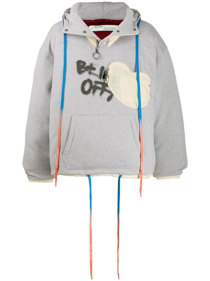 Off-white Reversible Down Jacket - Grey