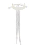 Mm6 Maison Margiela Pearl Choker Necklace - White
