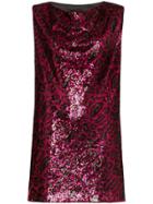 Rta Stevie Sequin Mini Dress - Red