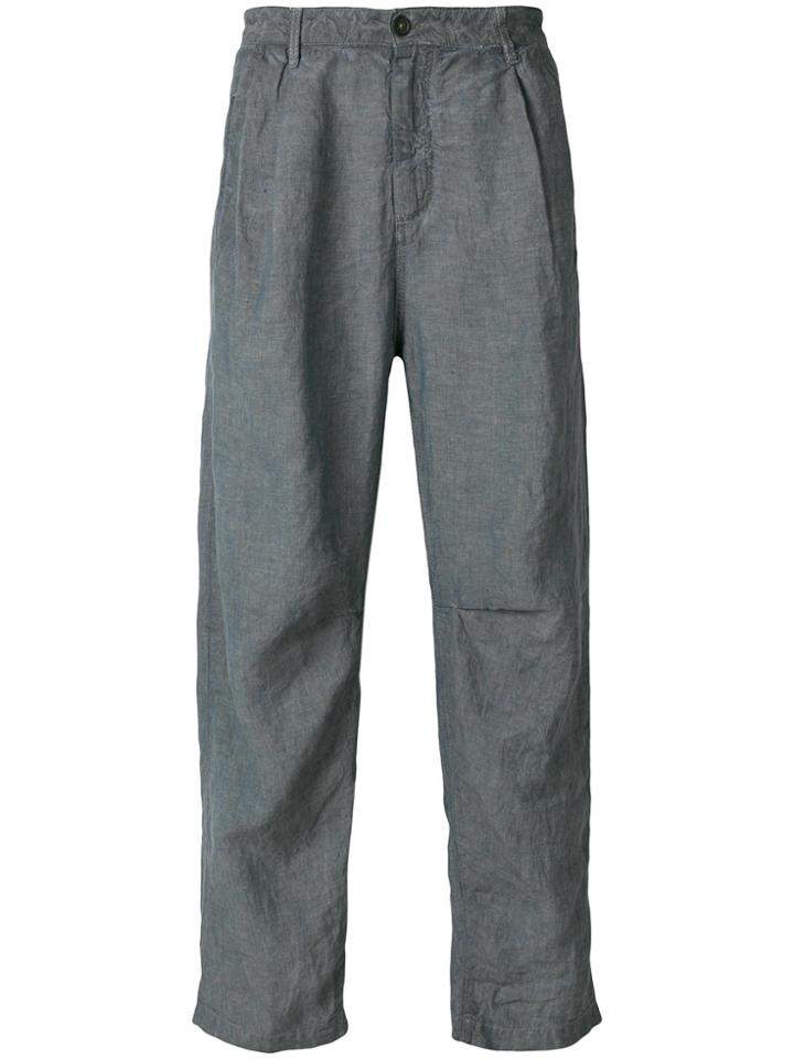 Massimo Alba Loose Fit Trousers - Blue