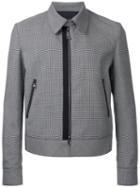 Wooyoungmi Zipped Shirt Jacket, Men's, Size: 48, White, Mohair/wool