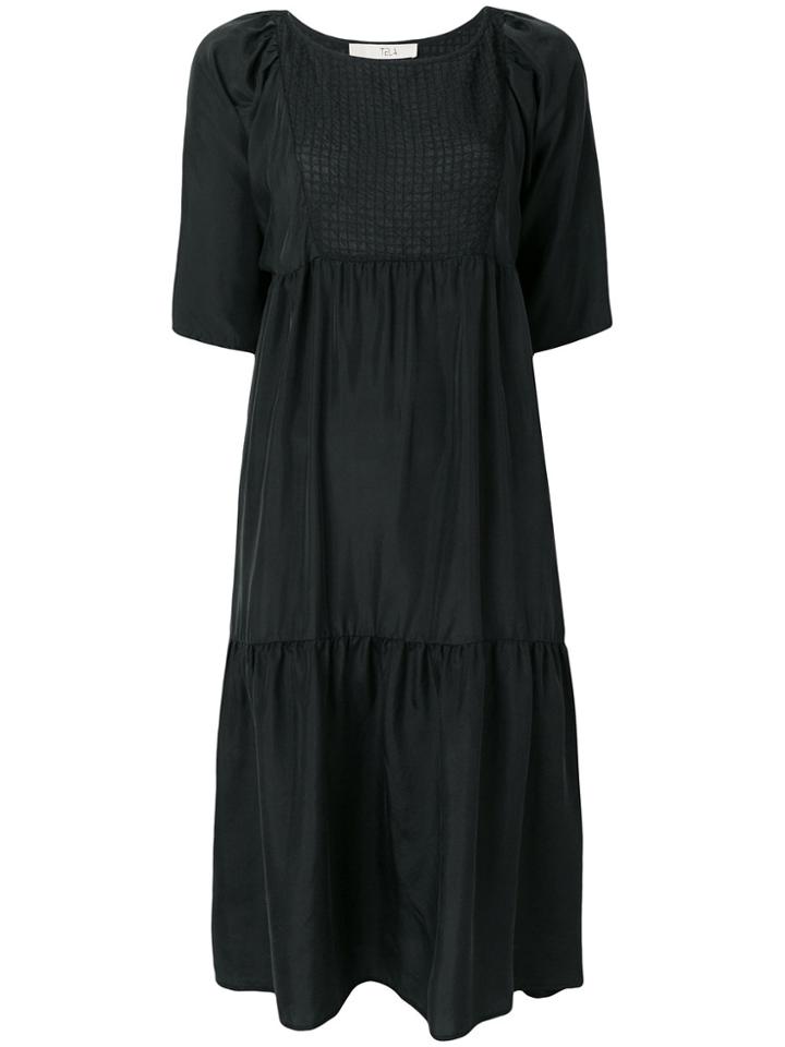 Tela Midi T-shirt Dress - Black