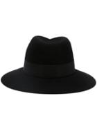 Maison Michel 'virginie' Fedora, Women's, Size: Large, Black, Rabbit Fur Felt