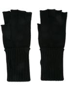 Takahiromiyashita The Soloist Fingerless Gloves - Black