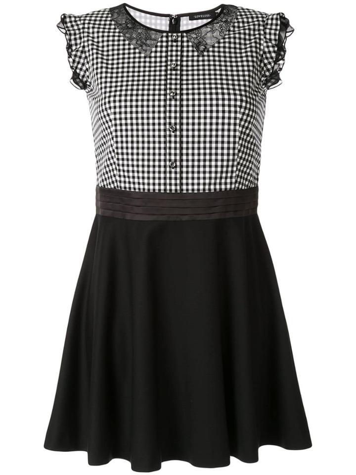 Loveless Contrast Top Dress - Black