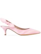 Tabitha Simmons Side Bow Detail Pumps - Pink & Purple