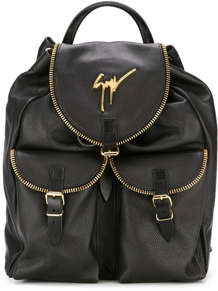 Giuseppe Zanotti Design Zipped Trim Backpack
