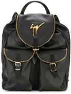 Giuseppe Zanotti Design Zipped Trim Backpack