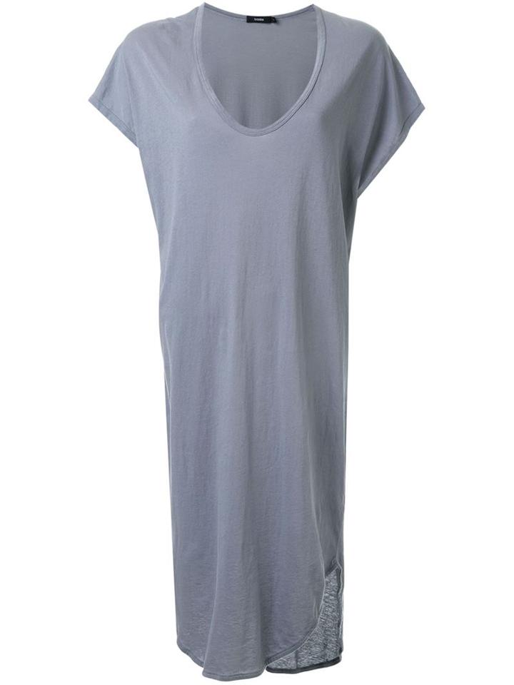 Bassike Boxy T-shirt Dress With Tail