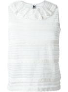 M Missoni Frill Neck Sheer Top