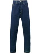 Ex Infinitas Re-done Chop Denim Jeans - Blue