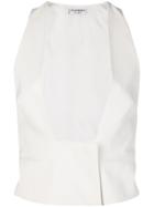 Yves Saint Laurent Vintage Square-neck Vest - White