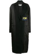Mm6 Maison Margiela Reversed Padded Coat - Black