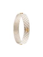 Chanel Pre-owned Cc Logos Silver Bangle - Gold