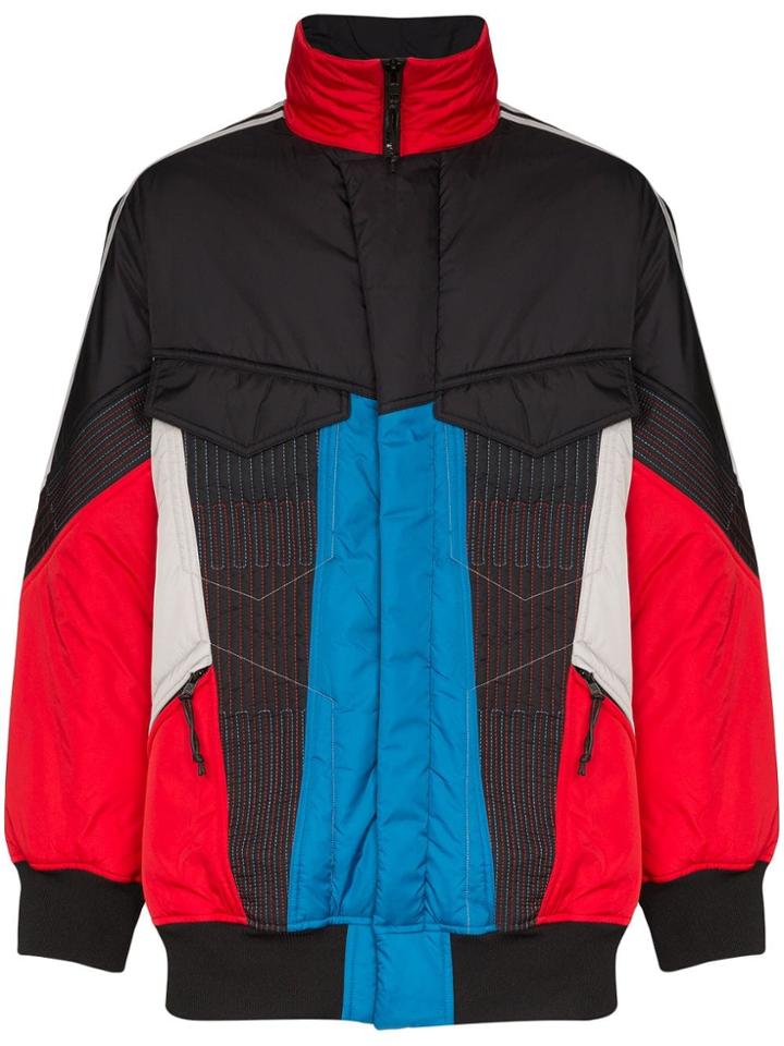 Y-3 Colourblock Padded Shell Jacket - Black