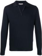 Corneliani Textured-knit Pullover - Blue