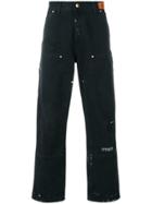 Heron Preston Classic Straight-leg Jeans - Black